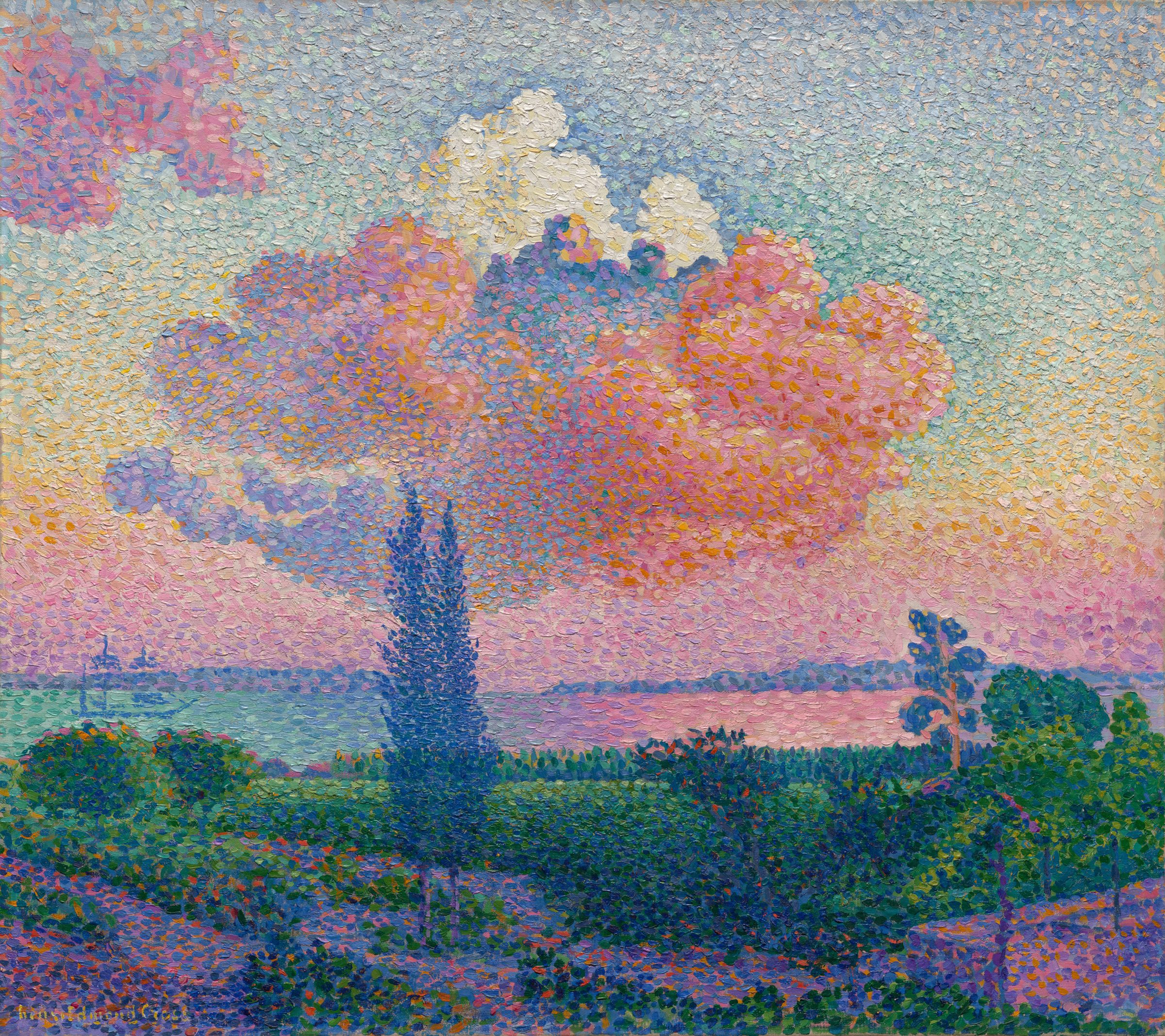 The Pink Cloud, painting by Henri-Edmond Cross, c. 1896