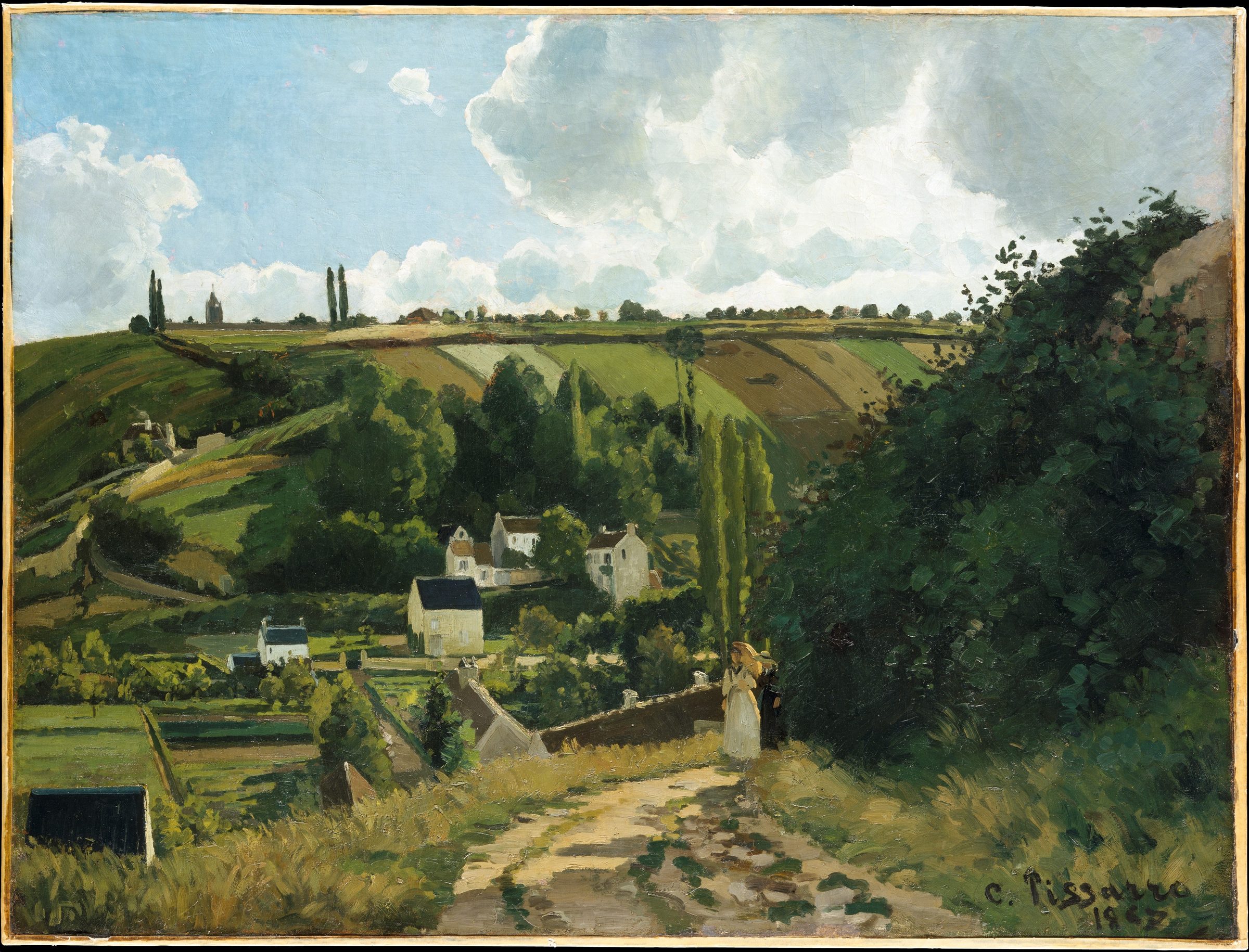 Jalais Hill, Pontoise, painting by Camille Pissarro, 1867