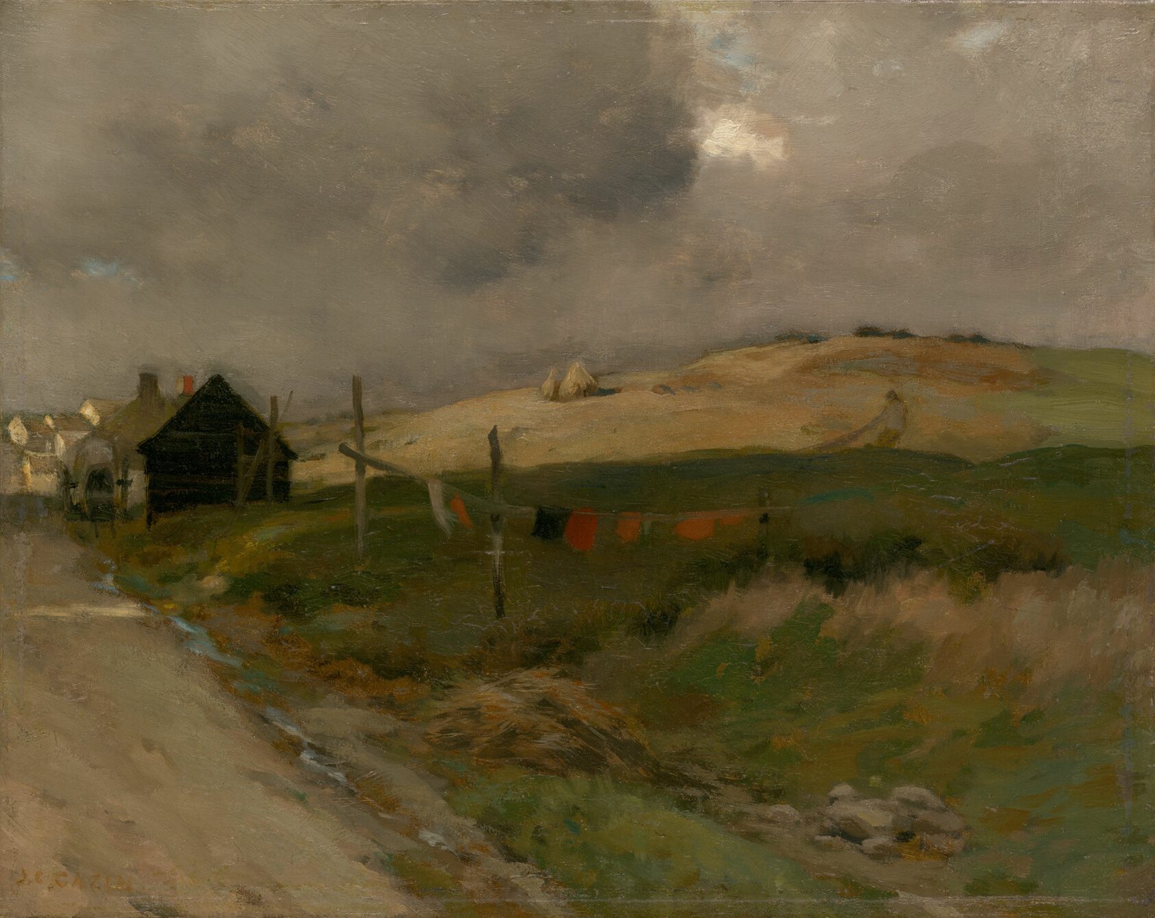 Landscape, painting by Jean Charles Cazin, c. 1895
