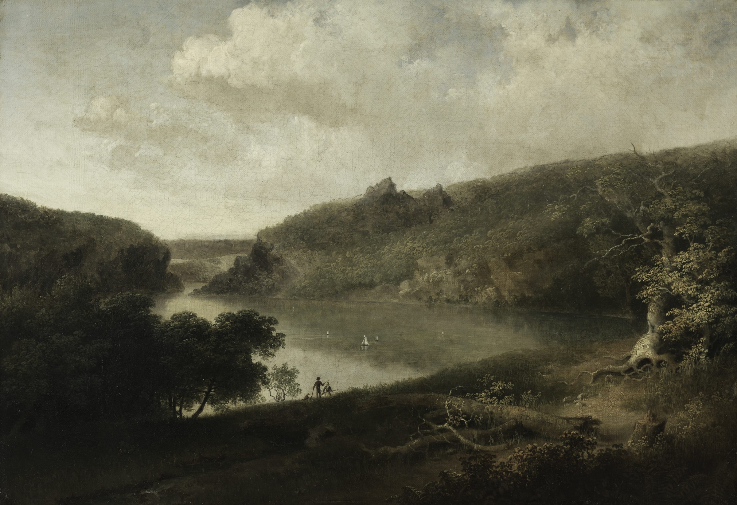 View of a Lake, painting by Thomas Doughty, c. 1830s