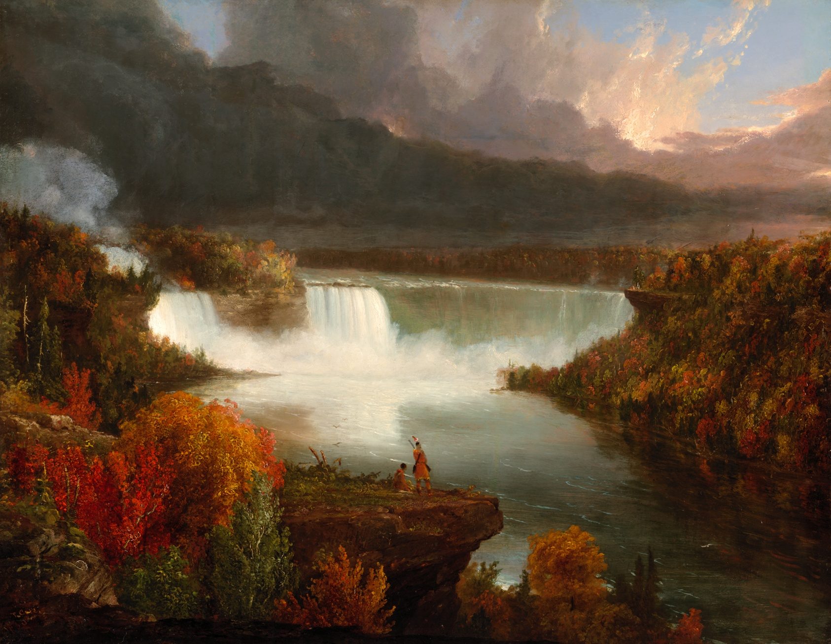 Distant View of Niagara Falls, painting by Thomas Cole, 1830
